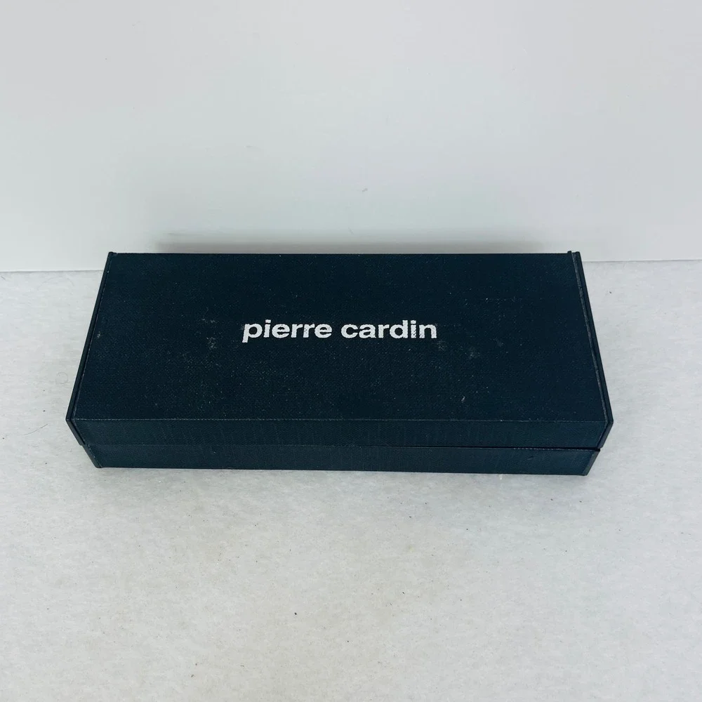 Pierre Cardin Paris New York Gold Tone Pen and Pencil Set with Case and Refill